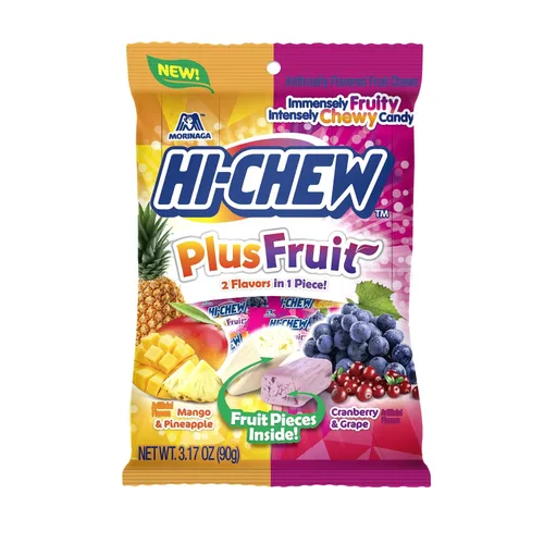 Vista 10 de HI-CHEW Mezcla Superfruit, 3.17 oz, 6 piezas, sin gluten, elaborada con sabores de frutas naturales y artificiales