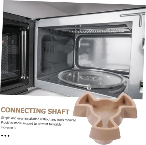 Vista 2 de Unomor 2 piezas de acoplador de placa giratoria para horno de microondas, soporte de eje en forma de Y para bandeja de vidrio, piezas de repuesto