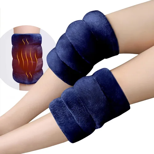 Vista 9 de REVIX Almohadilla térmica para microondas para soporte de rodilla, rodillera calentada con calor húmedo para rigidez, codo y articulación, compresa