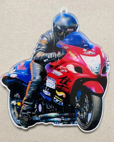 Vista 5 de Kool-Kool - Llavero de fotos personalizado para los amantes de las carreras de arrastre por Kool-Kool, regalos de cumpleaños para el día del padre