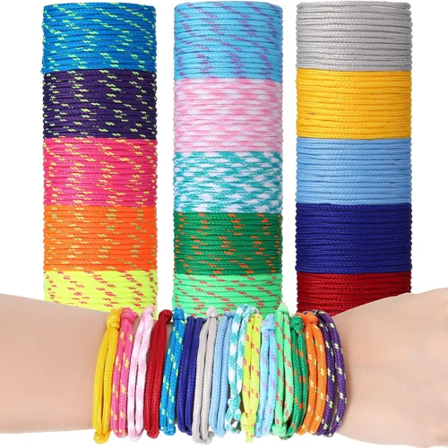 Vista 8 de Hillban 300 pulseras de la amistad a granel para niños, pulseras de gelatina de neón para fiestas de los años 80, regalos del día de los Galentinos