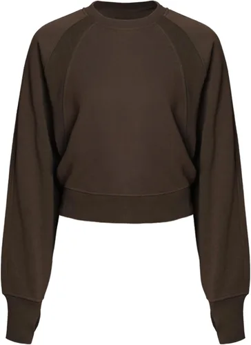 Vista 76 de MixMatchy Sudadera básica suave y cómoda de forro polar con cuello redondo para mujer