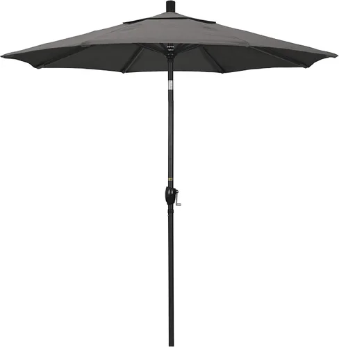 Vista 32 de California Umbrella 7.5' paraguas redondo de aluminio del mercado, elevación de la manivela