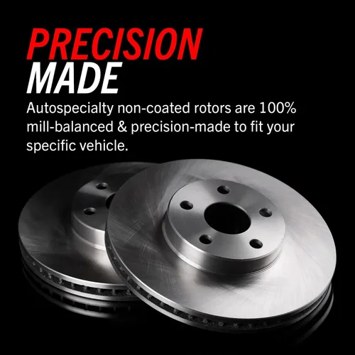 Vista 5 de PowerStop Kit de freno delantero y trasero para Ford Expedition 2018-21 F-150 2018-20 Lincoln Navigator 2018-21 - Rotores de disco y pastillas