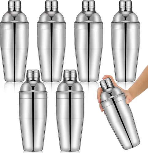 Vista 18 de Nitial Coctelera profesional de acero inoxidable, 6 unidades, mezclador de bebidas Martini, colador integrado para barman sin fugas, mezclador
