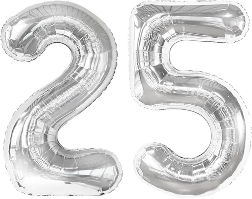 Vista 296 de Globo negro de 40 pulgadas con números del 0 al 9 (cero-nueve), globo de cumpleaños de gran tamaño, globo de helio de aluminio con números grandes