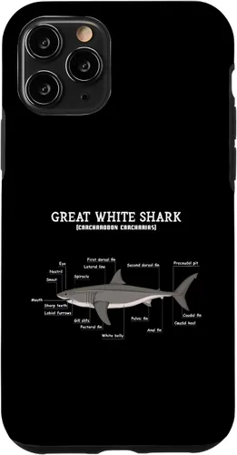 Vista 10 de Funda para biólogo anatómico de anatomía de tiburón para iPhone 14