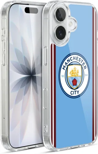 Vista 137 de Head Case Designs Funda de gel con licencia oficial del Manchester City Man City FC Away 2022/23 [protección de grado militar] compatible con Apple
