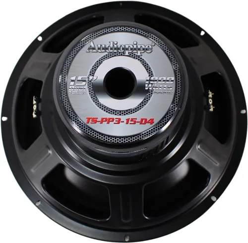 Vista 4 de Subwoofer dual dual de 4 ohmios de 15 pulgadas, 1800 W