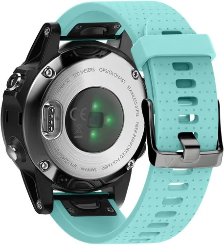 Vista 18 de ANCOOL - Correa para Garmin Fenix 5S, de ajuste fácil, de silicona suave de 20 mm de ancho, correa de reloj para Fenix 5S, #2-Negro