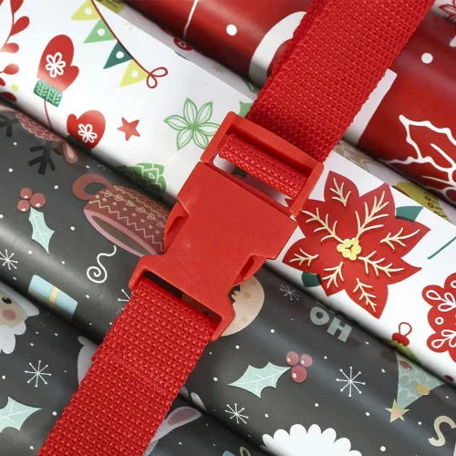 Vista 7 de Sattiyrch Organizador de papel de regalo debajo de la cama, contenedor de almacenamiento de papel de regalo, capacidad para hasta 20 rollos, 41