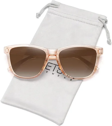 Vista 29 de Meetsun - Lentes de sol polarizados, unisex, modernos, con estilo de diseñador, clásico y retro A1 Negro Brillante