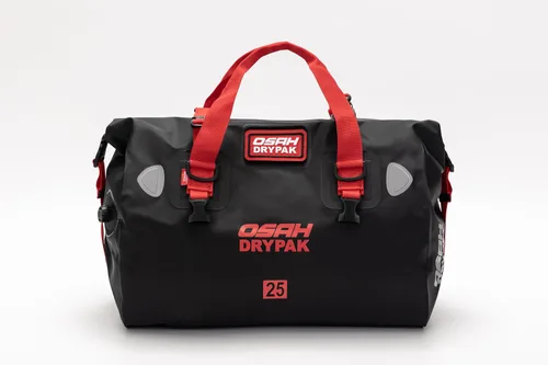 Vista 19 de Bolsa de lona impermeable y maleta - Bolsa seca para motocicleta, bolsas de sillín con cierre enrollable, gran espacio de almacenamiento, para Negro