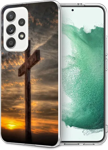 Vista 16 de Funda compatible con Samsung Galaxy A12, diseño retro de cruz cristiana, a prueba de golpes, funda de TPU suave para mujeres, niñas, niños y hombres