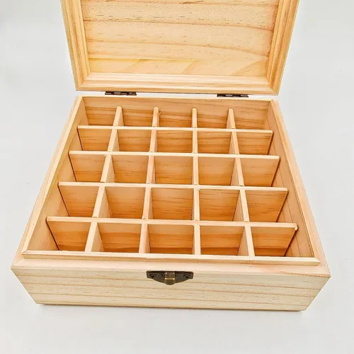 Vista 5 de Anktily Caja organizadora de almacenamiento de madera sin terminar con tapa, caja de madera sin pintar para recuerdos pequeños, joyas, estuche