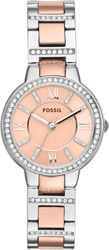 Vista 13 de Fossil Women's Virginia Quartz Stainless Steel Three-Hand Watch