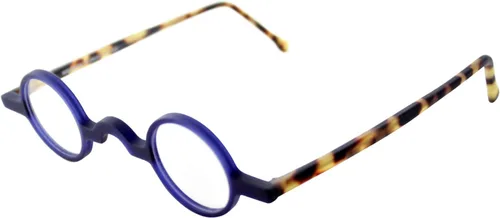 Vista 2 de SocialEyes Gafas de acetato redondas de colores italianas hechas a mano, sin recetaRx, marco de gafas de diseñador para hombres y mujeres
