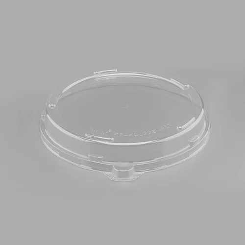 Vista 6 de Karat FP-KDL228-PET PET Tapa domo para placas de bagazo de 9" - (caja de 200)