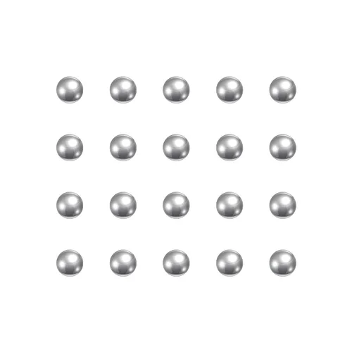 Vista 12 de uxcell 30 bolas de rodamiento de acero cromado de 0.079 in de precisión G5