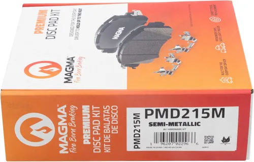 Vista 5 de MAGMA Fire Born Braking Premium PMD215M Pastillas de freno semimetálicas, delanteras
