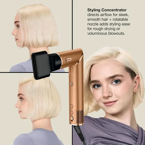Vista 3 de Shark FlexStyle Air Multi-Styler y sistema de secado Cepillo secador de pelo para soplados con rizadores Coanda de envoltura automática, cepillo