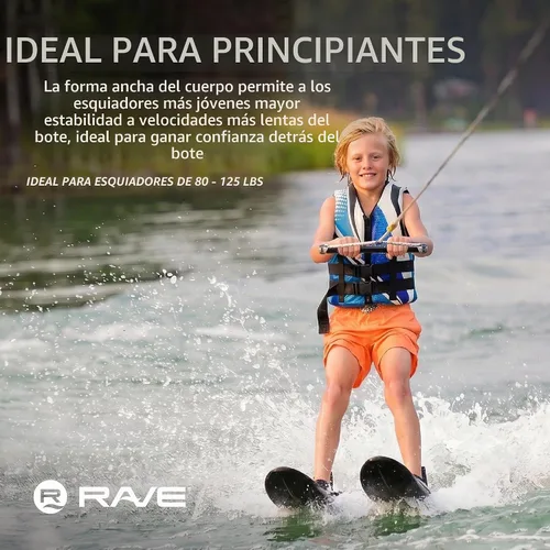 Vista 2 de RAVE Sports Jr. Shredder - Esquís acuáticos juveniles