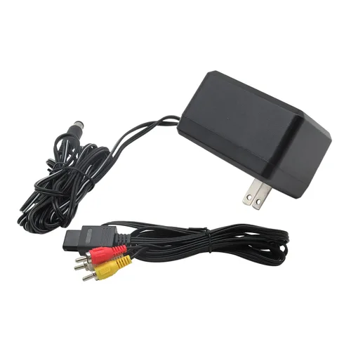 Vista 4 de NGHTMRE Cable adaptador de CA y cable AV para sistemas Nintendo SNES