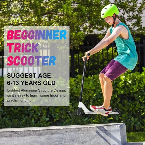 Vista 3 de VOKUL Patinete Pro Completo para niños, niños y niñas adolescentes desde 6 años - Patinete de acrobacias Pro Stunt para trucos de estilo libre