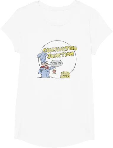 Vista 22 de Schoolhouse Rock Conjunction Junction Conductor Retro TV Camiseta Asfalto