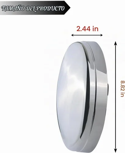 Vista 4 de TQPONLY Tapa central cromada de doble rueda delantera Compatible con accesorios Dodge Ram 3500 2003-2017 Ruedas dobles de 1 tonelada de 17