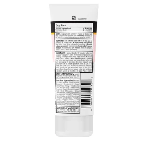Vista 9 de Neutrogena Pure & Free, loción protectora solar para bebés SPF 50, sin lágrimas, sin fragancia Óxido de zinc, resistente al agua (80 min)
