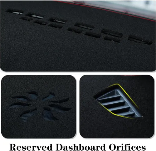 Vista 4 de Fundas de tablero para Subaru Outback 2004-2009, fundas de poliéster para salpicadero tipo alfombrilla, cubierta protectora interior de salpicadero