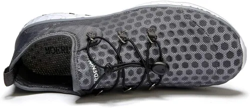 Vista 4 de MOERDENG - Zapatos de agua de secado rápido para mujer, ligeros, para deportes al aire libre, playa, piscina, ejercicio
