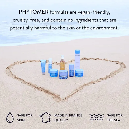 Vista 5 de Phytomer Desmaquillante de ojos con agua micelar Limpiador suave para maquillaje de ojos impermeable Suave y eficaz Calma y protege la piel