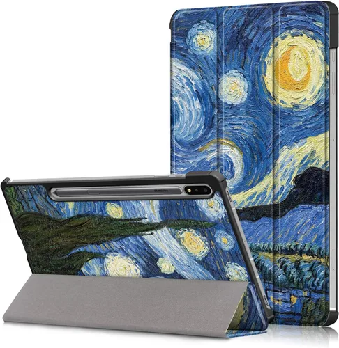 Vista 8 de Gylint Funda inteligente con apagado y encendido automático para Samsung Galaxy Tab S8 Plus 2022/S7 FE 2021/S7 Plus 2020 de 12,4 pulgadas