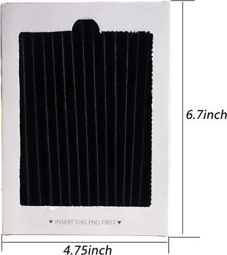 Vista 3 de Paquete de 3 filtros de aire para refrigerador Frigidaire PAULTRA Pure Air Ultra y Electrolux EAFCBF 242047801, 242047804, 241754001, 241754002