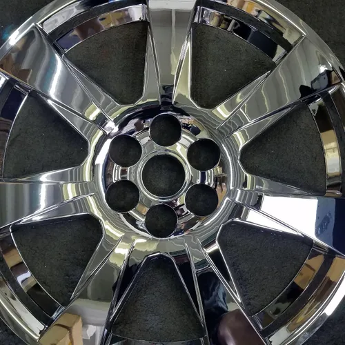Vista 3 de Cubierta de rueda recubierta cromada de 20 "para 2010-2013 Cadillac SRX OEM Design Hubcaps