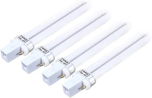 Vista 2 de ZJchao Juego de bombillas LED, 4 piezas de 9 W, no inductancia de repuesto, tubo UV, tubo de bombilla de 365 nm, para secador de arte de uñas