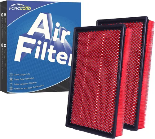 Vista 20 de Filtro de aire de motor CA12404 se adapta a 19-26 Chevrolet Silverado 1500/GMC Sierra 1500 21 22 23 24 25 26 Tahoe/Suburban/GMC Yukon Filtro de aire