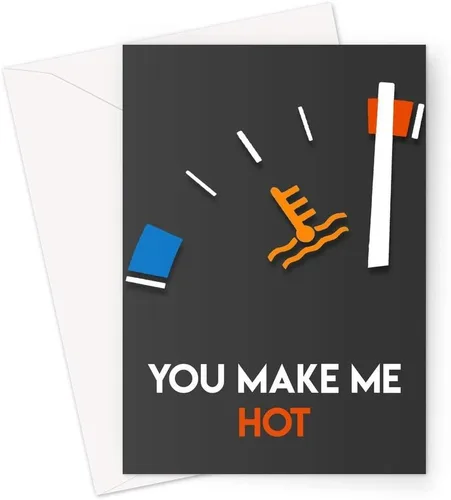 Vista 2 de Tarjetas de felicitación de amor tarjetas de cumpleaños automotriz Gear Head Tuner Racing Petrol (V1) (BWAAHSTUTUTUTU Tarjeta de felicitación)
