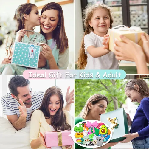 Vista 6 de 30, 50, 100 piezas de dijes para zapatos para niñas, lindos dijes de decoración de zapatos para niños, Kawaii no aleatorios, diferentes zapatos
