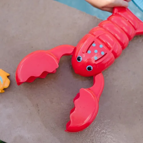 Vista 8 de Melissa & Doug Parche soleado Louie Colector de garras de langosta, Agarrar y apretar piscina de juguete.