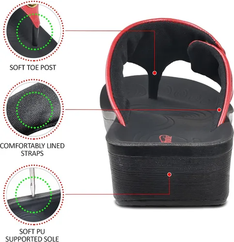 Vista 9 de AEROTHOTIC Sandalias casuales de soporte de arco Hazel para mujer