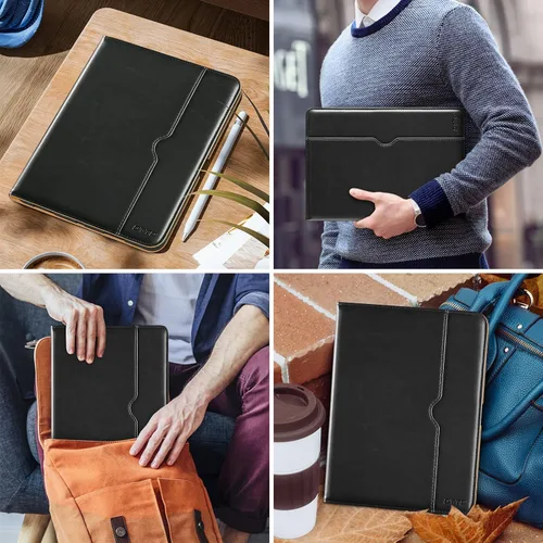 Vista 7 de DTTO para iPad Pro 12.9 6ª / 5ª / 4ª / 3ª generación Funda 2022/2021/2020/2018, Funda de cuero premium tipo folio con soporte integrado