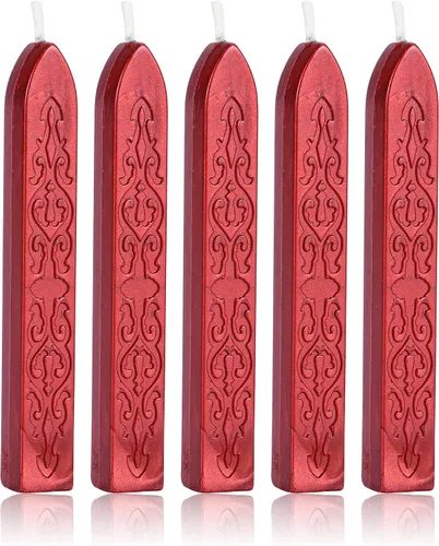 Vista 11 de Varillas de Cera para Sellar, Yoption 10 Piezas Varillas de Cera Multicolor con Mechas para Invitación de Boda Sobres de Regalo Tarjetas de Navidad