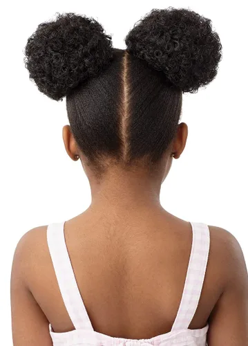 Vista 5 de Outre Lil Looks - Cola de caballo con cordón - MINI DUO PUFFS (1)