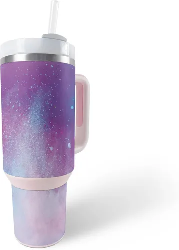 Vista 10 de MightySkins Skin - Vaso de vinilo compatible con Stanley The Quencher H2.0 FlowState de 40 onzas, color verde CBD, protectora, duradera y única