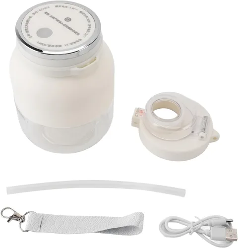 Vista 5 de USB recargable mini licuadora 16.9 fl oz tamaño personal Juicer Cup con 6