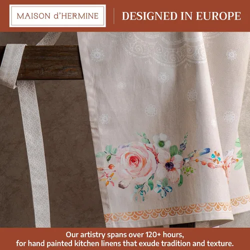 Vista 524 de Maison d' Hermine Delantales para mujer con bolsillo, 100% algodón (27.50 x 31.50 pulgadas)