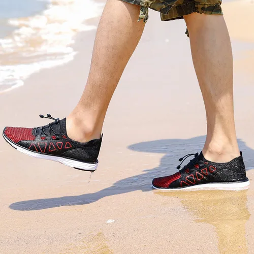 Vista 4 de Vibdiv - Zapatos de agua para hombre, secado rápido, ligeros, para deportes al aire libre